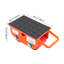 2.5T Heavy Industrial Machinery Dolly Skate Mover 2 Rollers 5500 lbs