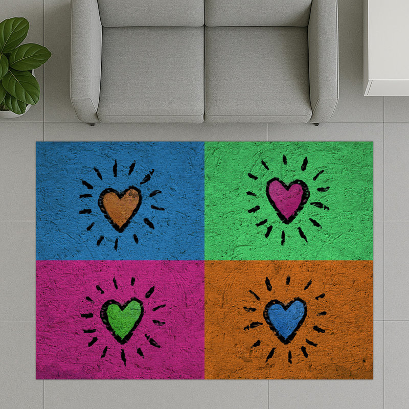 Patchwork Area Rug, Rectangle 155 x 230 cm