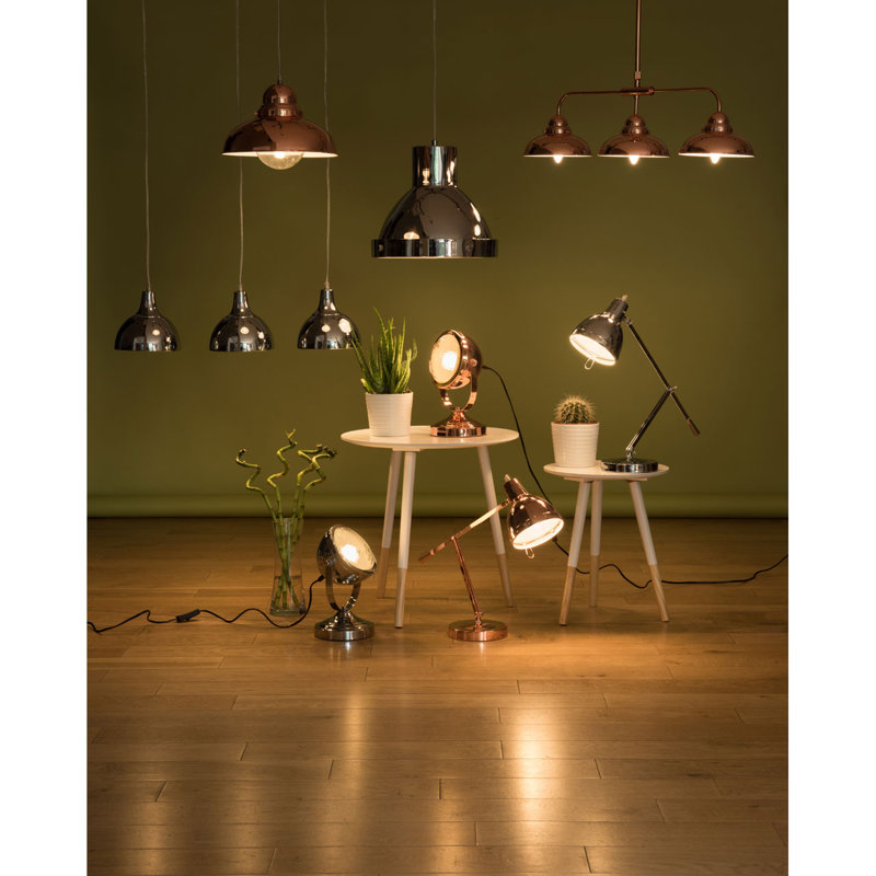 Chandler 1 - Light Copper Dome Pendant