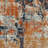 Abstract Durable Performance Rust/Blue Indoor Area Rug-75964373