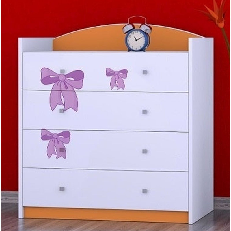 Nickell Chest of Drawers, Orange
