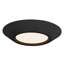 Weylo 5-in Black dimmable LED Flush Mount-1665356287