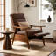 Fauteuil inclinable réglable avec inclinaison manuelle et repose-pied intégré-134730671