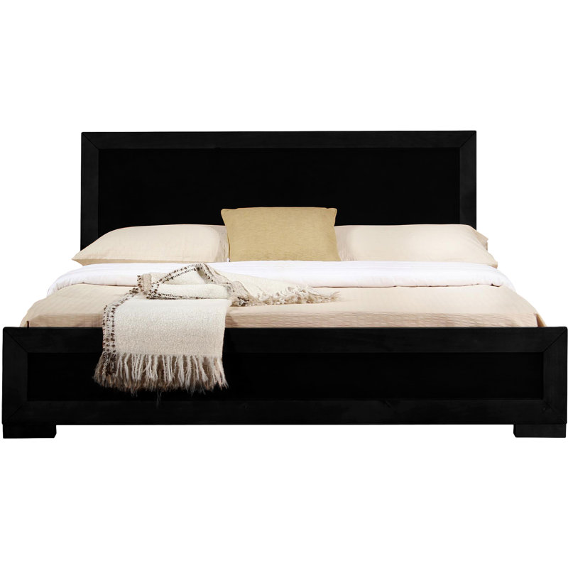 Trent Platform 3-Piece Bedroom Set, Black, King