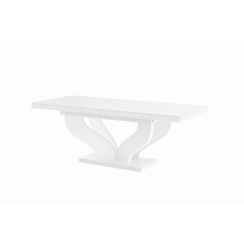 Cherysse Extendable Dining Table, White