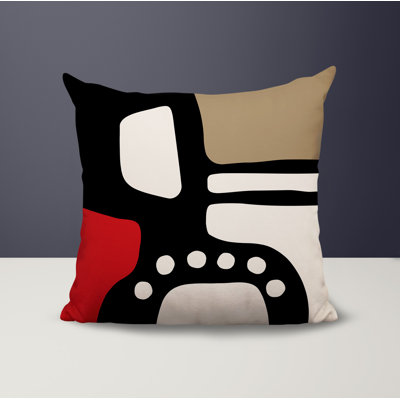 Tobe Minimalist Reversible Indoor/Outdoor Square Pillow