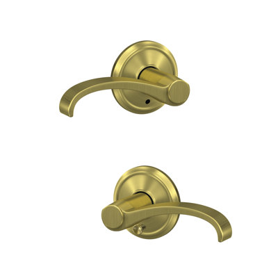 Whitney Hall-Closet and Bed-Bath Lever with Alden Trim