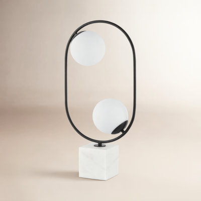 Alyson Genuine Marble Table Lamp