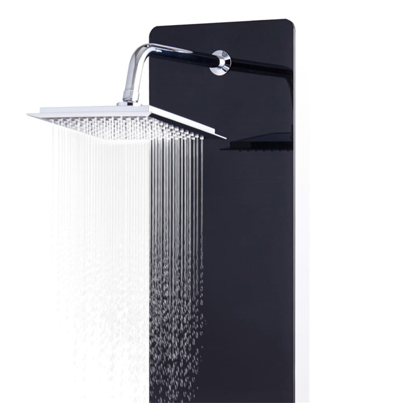 Laga Shower Tower Panel, Black