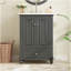 Meuble-lavabo de 24 po avec lavabo en céramique, portes à fermeture en douceur et cloisons de tiroir pour un rangement efficace-70667937