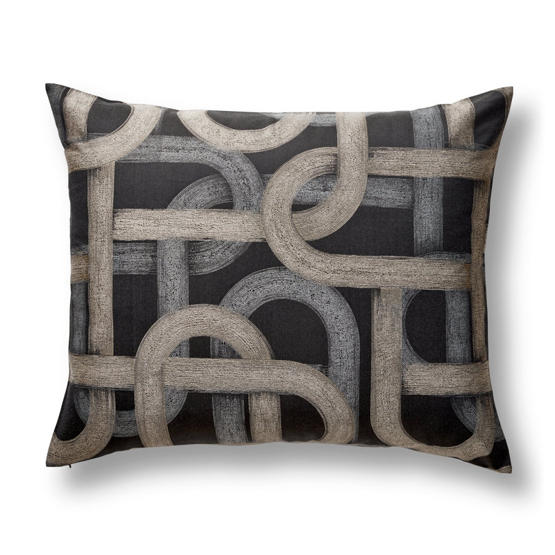 Interchange Lumbar Pillow Cover & Insert, Black