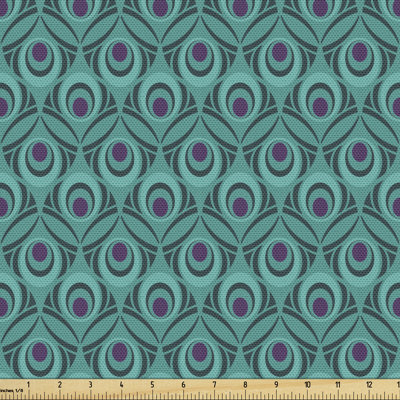 Chloeann Peacock Feather Multi-Purpose Fabric