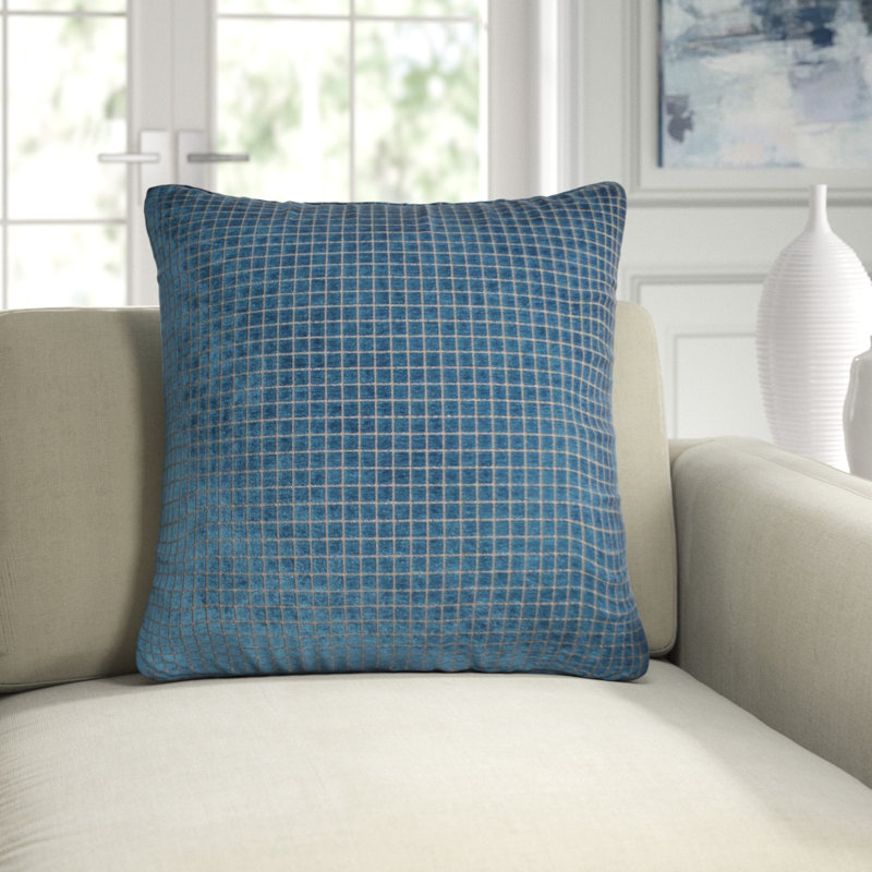 Electric Pillow Cover & Insert, Peacock, Square 22"