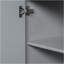 Meuble-lavabo 36 po sans lavabo, base d'armoire seulement, une armoire et six tiroirs, gris-1434410027
