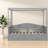 Space-saving Solid Wood Twin Canopy Bed With Storage Drawers