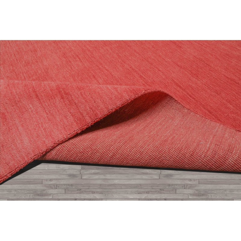 Tapis rectangulaire en laine Pavert, Rectangle 9 pi x 12 pi