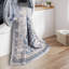 Tapis lavable antidérapant Medallion (bleu)-1410429511