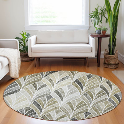 Malchow Washable Geometric Indoor / Outdoor Rug