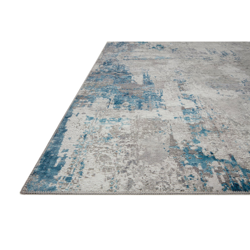 DRI-01 Pebble, Ocean Rug, Square 1'6"