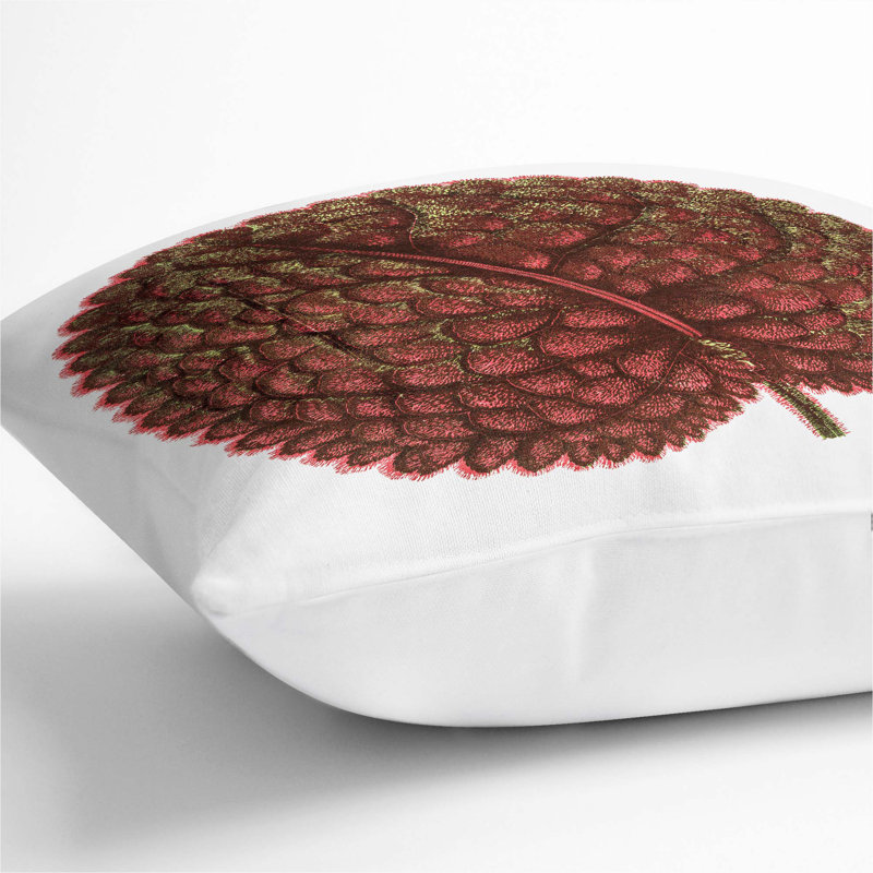 Square Cushion, 40cm H x 40cm W x 15cm D, White