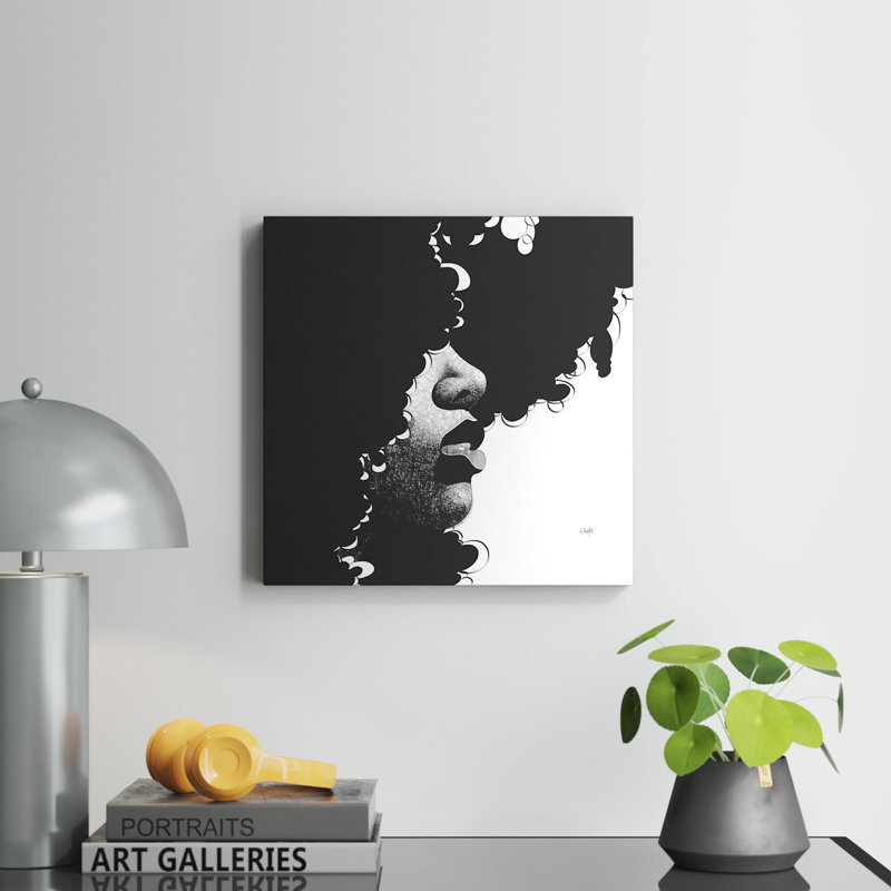 «Daughter of the Universe» par Ohab TBJ - impression d'art graphique, H 12 po x l 12 po x P 0,75 po, Toile tendue, Sans cadre