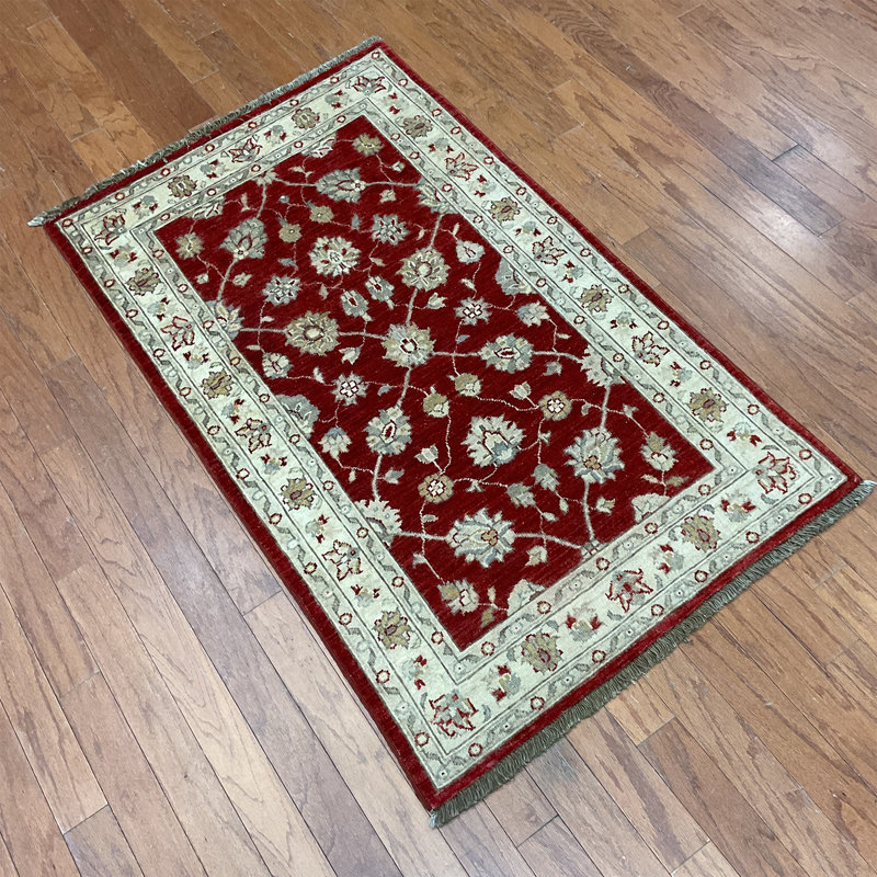  Handmade Oushak Wool Rug