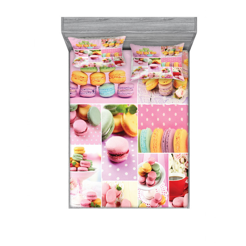 Microfiber Sheet Set, Queen Sheet Set with Fitted Sheet