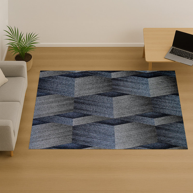 Geometric Area Rug, Rectangle 155 x 230 cm