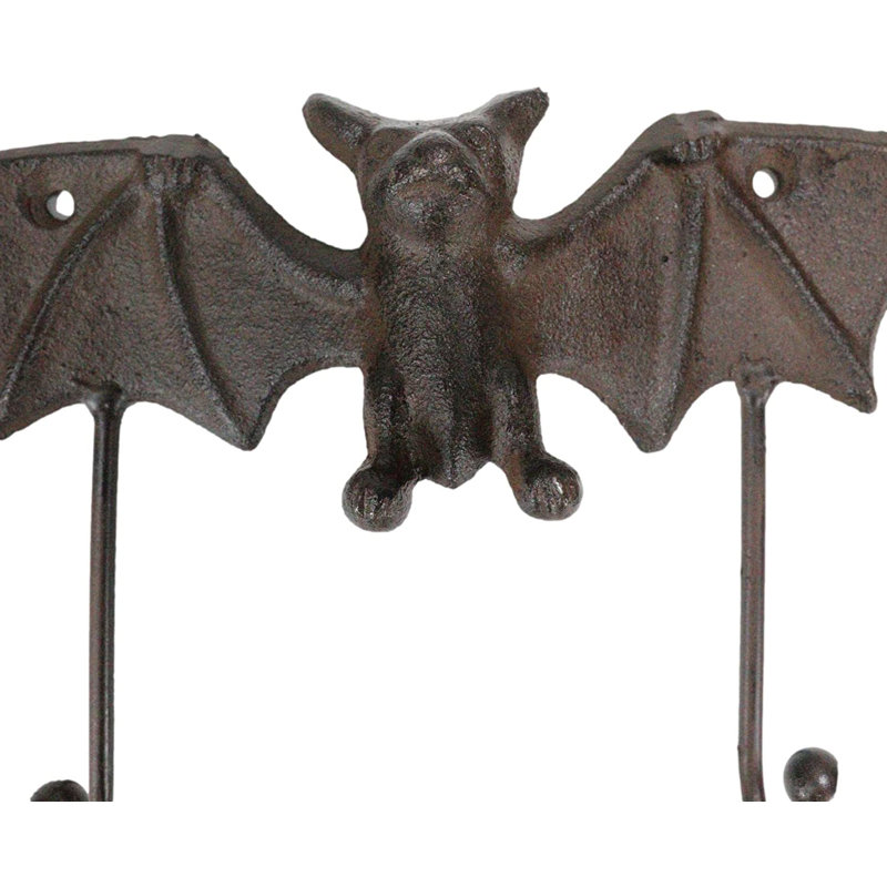 Metal Wall Organizer with Key Hooks