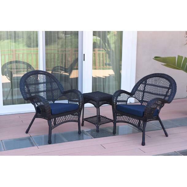 August Grove® Mangum 4 - Person Round Outdoor Dining Set & Reviews ...