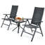 Ensemble de 4 chaises pliantes en tissu Costway