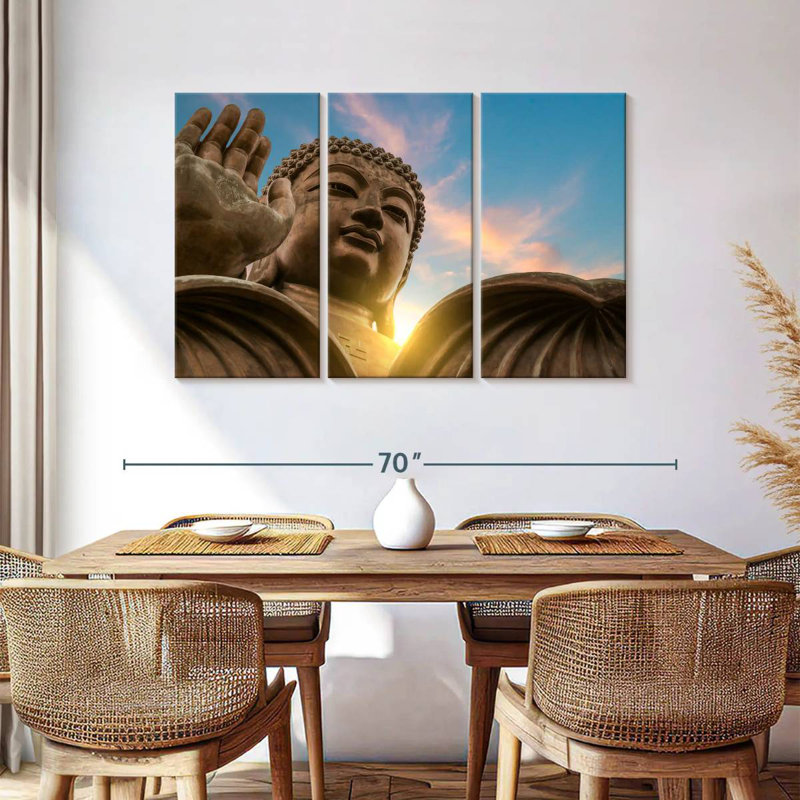 Adella Po Lin Monastery Buddha, 36" H x 57" W