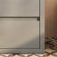Meuble-lavabo 30 po avec lavabo en céramique et 2 tiroirs pleine extension, meuble-lavabo autoportant avec poignée libre à 45 °, glissières de tiroir à fermeture en douceur, gris-1391023179
