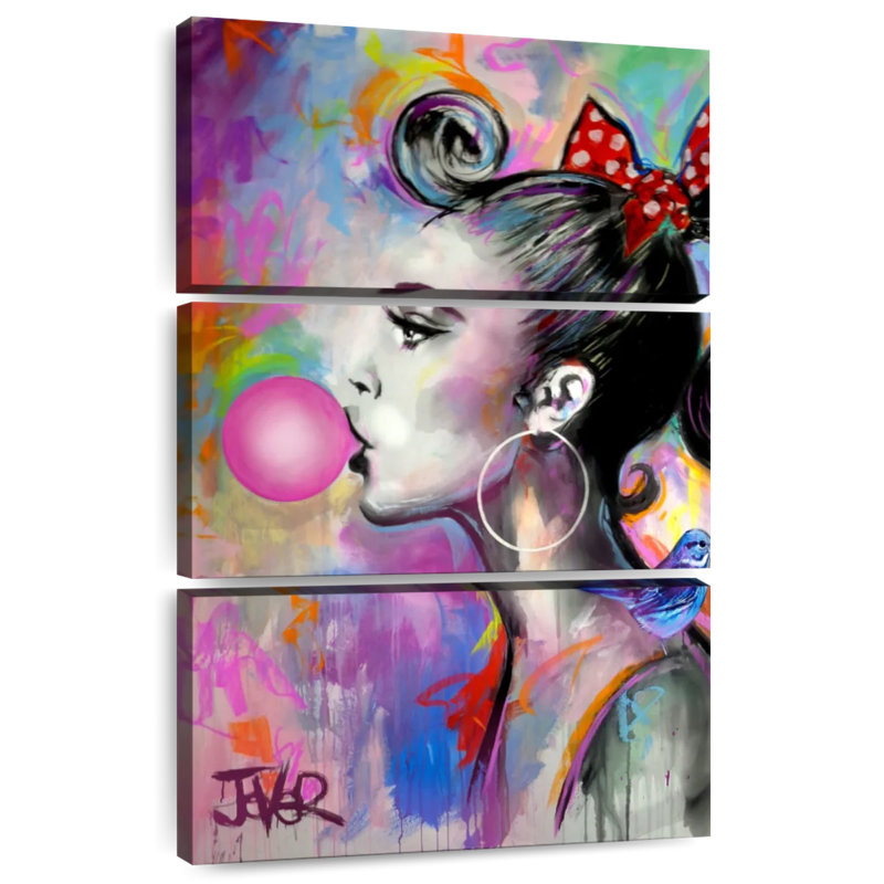 Leisha Angels And Demons, 50" H x 32" W