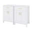 Meuble-lavabo moderne de 48 pouces avec lavabo en céramique, tiroir rabattable, tablettes de porte à double couche-525889910