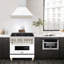 36" ZLINE Autograph Edition Fingerprint Resistant Stainless Steel Range Hood with White Matte Shell-1930776131