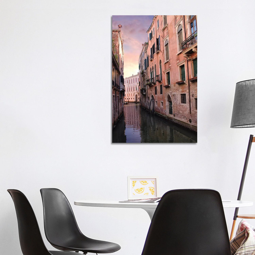 Venice Canal by Florian Olbrechts - Wrapped Canvas Photograph