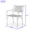 Chaise pour table repas d'extérieur
