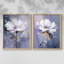 FLORAL Series CDxxviii - reproduction encadrée de qualité supérieure - prête à être accrochée - aucun clou requis - aucun clou requis-1558845542-1558845543