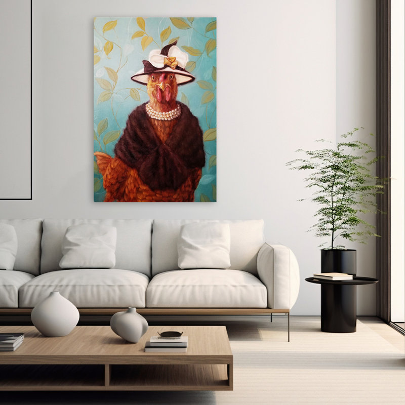 Uptown chic - animaux, fantaisie urbaine et pop surréalisme, H 60 po x l 40 po
