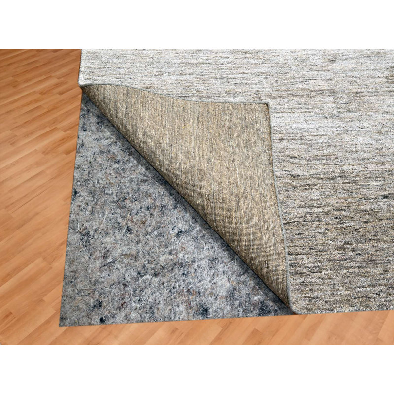 Tapis oriental brun en soie noué à la main 9 pi 1 po x 11 pi 10 po New - MOA10276071