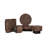 Solid Mango Wood Round Coffee Table-185056277