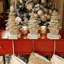 Holiday Flocked Crystal Tree Stocking Holder