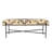 Branford Handmade Jute Bench with Metal Legs