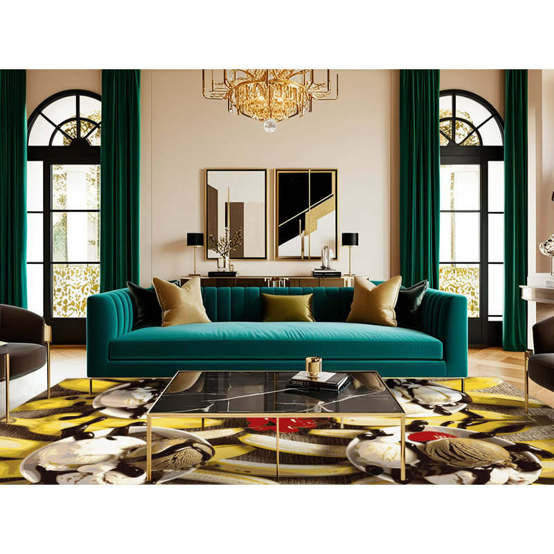  Tapis lavable Banana, Tapis de couloir 2 pi x 5 pi