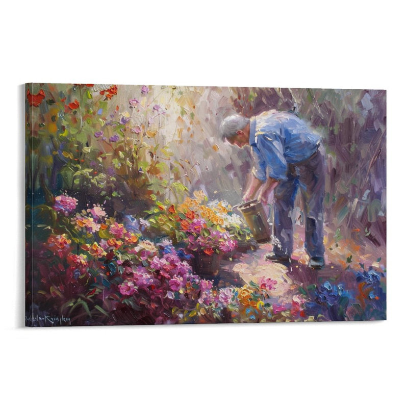 Toile encadrée 24 "x 36" avec cadre en bois, prête à être accrochée, 24 po x 36 po