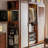A simple and retro wooden style wardrobe