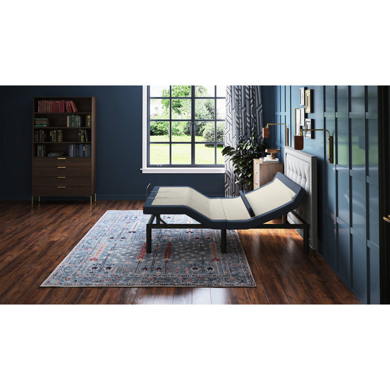 Twin Xl Adjustable Bed: Head/foot Tilt, 3 Modes, Programmable Memory & Led Os65 Bed Base: Lumbar Support, Snore Preset, 2 Charging Folding