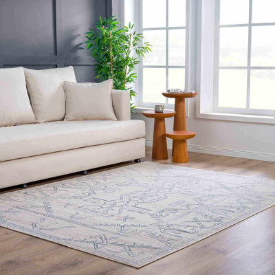 Divyar Southwestern Cream/Beige Area Rug