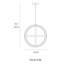 Kinetic 1-Light Globe Chandelier-30323388-30323389